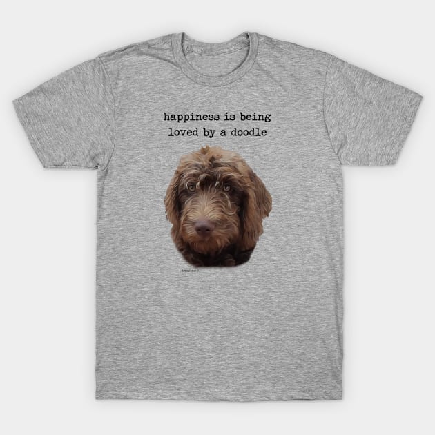 Doodle Dog Love T-Shirt by WoofnDoodle 